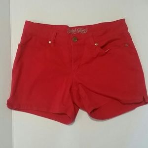 Red Faded Glory Sport cotton shorts